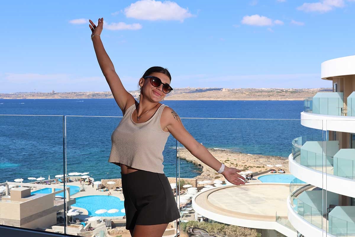 Ramla Bay Resort Malta Balcony