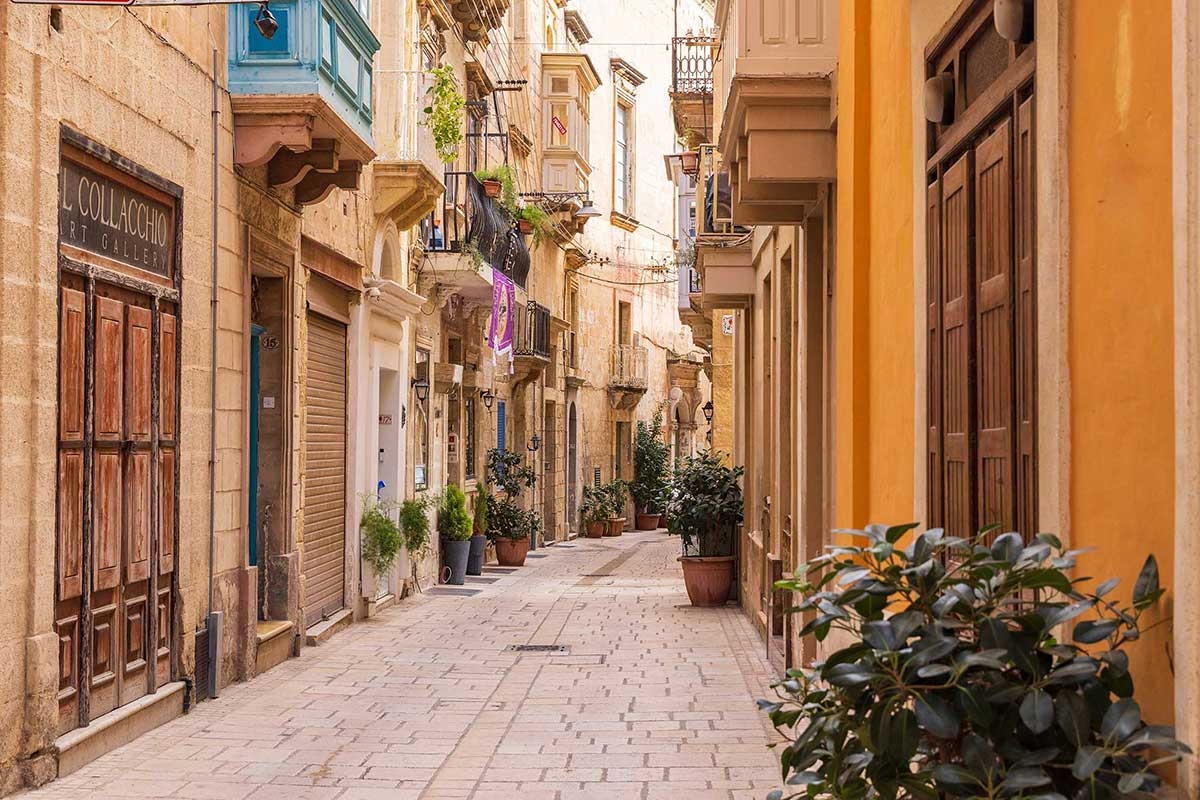Malta Valetta Streets