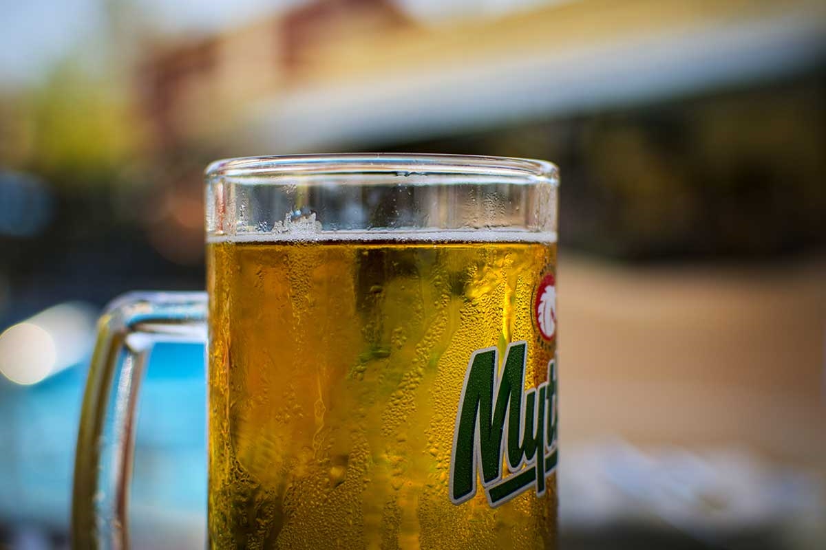 Draft Cold Mythos Beer