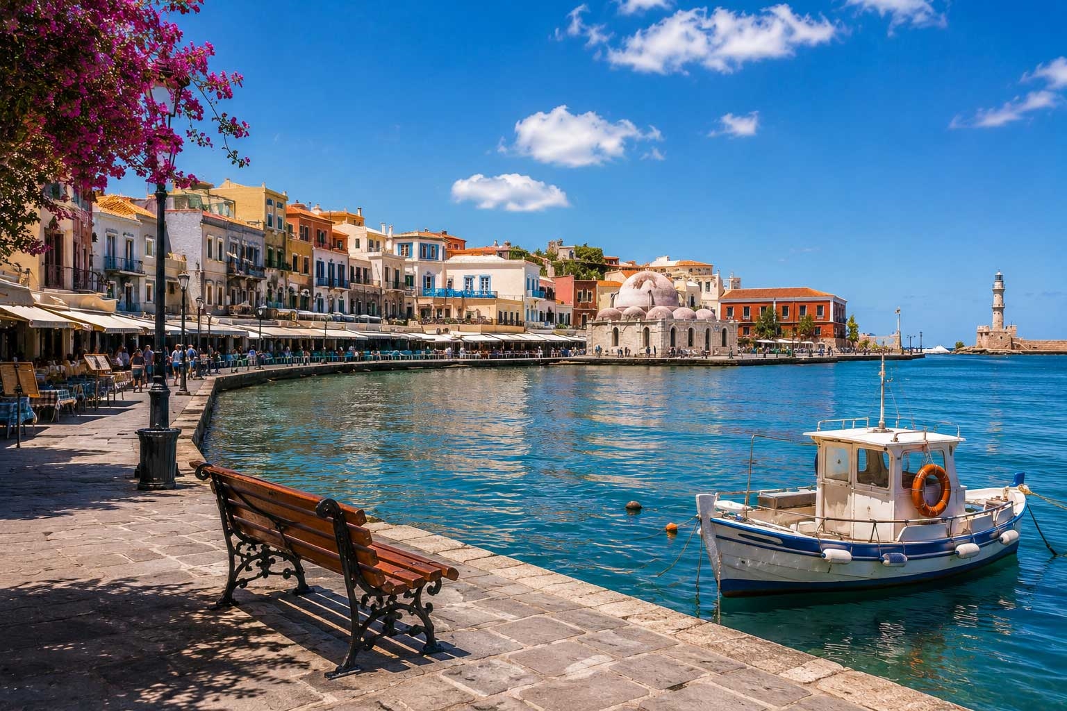Greece Crete Chania Harbour