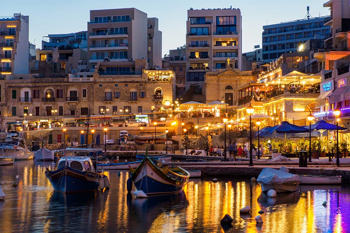 Sliema by Night